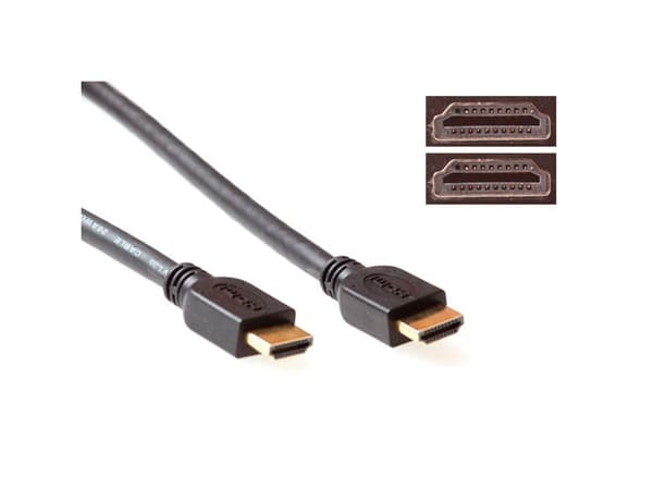 ACT AK3792 HDMI-kabel 2 m HDMI Type A (Standard) Svart (AK3792)