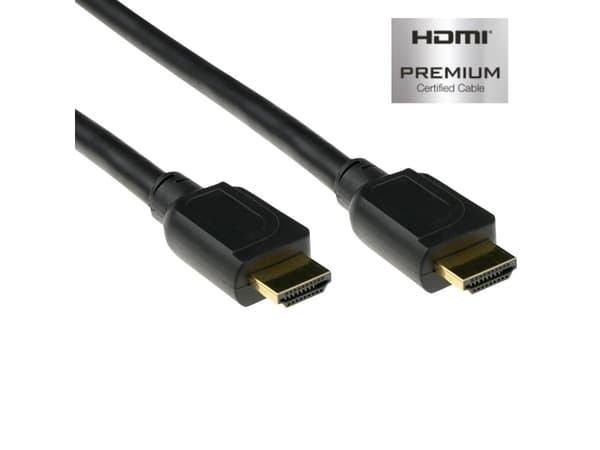 ACT AK3944 - 2 m - HDMI Typ A (Standard) - HDMI Typ A (Standard) - 18 Gbit/s - Audio Return Channel (ARC) - Schwarz (AK3944)