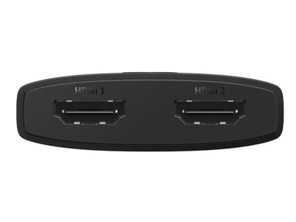 2-i-1 4K 60Hz toveis HDMI-adapter med innebygd 1m kabel Baseus AirJoy - svart