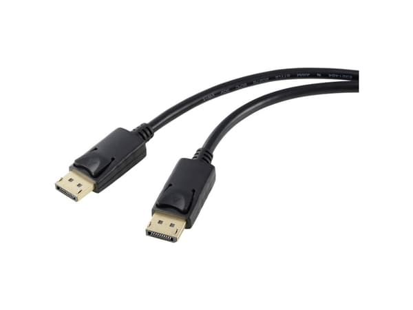 Renkforce RF-5245268, 2 m, DisplayPort, DisplayPort, Hankjønn, Hankjønn, 4096 x 2160 piksler