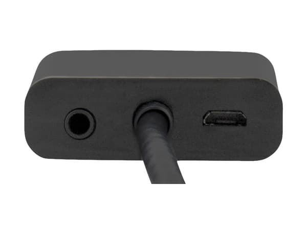 DELTACO - Videokort - HDMI hane till HD-15 (VGA) hona - 20 cm - svart - 1080p stöd 60 Hz