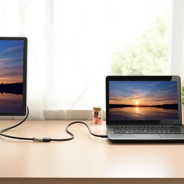 Ugreen HDMI Hane Till HDMI Hona 2.0 Kabel 4K 1m - Svart