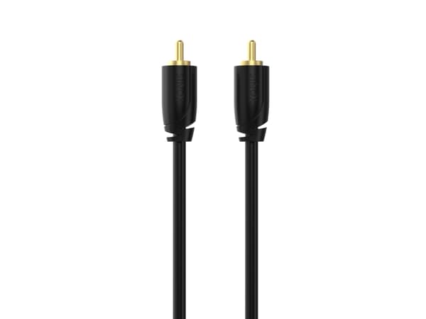 Sinox PRO digitalt Coaxial kabel. 3m. Sort