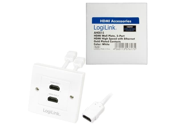 LOGILINK AH0015 LOGILINK - 2xHDMI-uttak