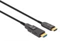Miniatyrbilde 2 av 5: MANHATTAN Active Optical High Speed HDMI fiberoptisk kabel med avtakbar kontakt 4K@60Hz UHD, HDMI hann til Micro HDMI hann (Type D) og avtakbar HDMI