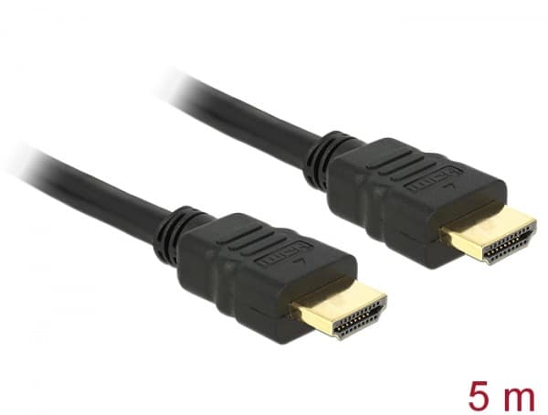 Shenzhen Yiergao Kabelis High Speed HDMI, Ethernet jungtis, HDMI A male / HDMI A male, 4K, 5 m