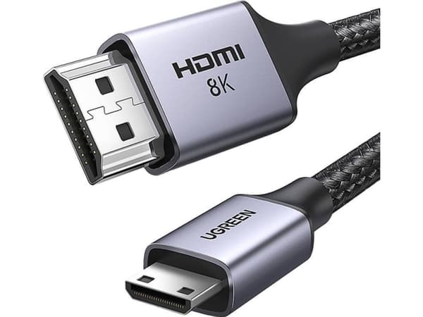 Kabel Ugreen HDMI Mini - HDMI 1m czarny (15514)