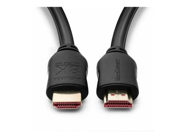MicroConnect - Ultra High Speed - HDMI-kabel - HDMI hann til HDMI hann - 10 m - svart - 8K 60Hz støtte