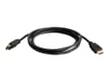 Miniatyrbilde 3 av 5: C2G 1m High Speed HDMI Cable with Ethernet - 4K - UltraHD - HDMI-kabel med Ethernet - HDMI hann til HDMI hann - 1 m - svart