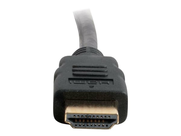 C2G 1m High Speed HDMI Cable with Ethernet - 4K - UltraHD - HDMI-kabel med Ethernet - HDMI hann til HDMI hann - 1 m - svart