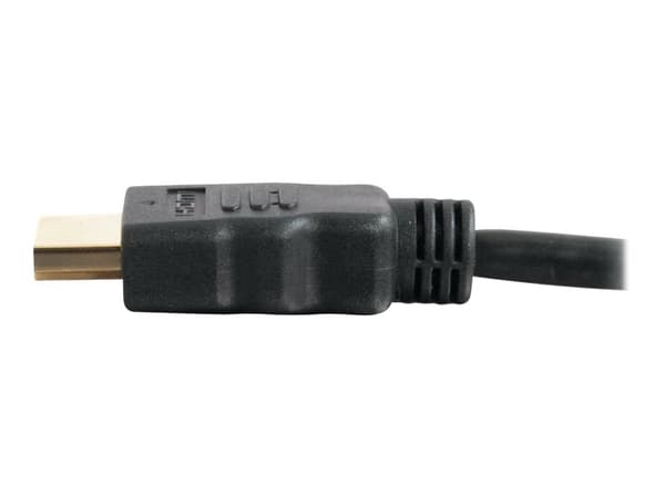 C2G 1m High Speed HDMI Cable with Ethernet - 4K - UltraHD - HDMI-kabel med Ethernet - HDMI hann til HDMI hann - 1 m - svart