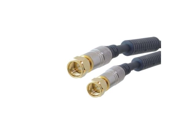 shiverpeaks SP80094 Koaxialkabel RG-59/U 3,75 m F-Stecker Blau - Chrom (SP80094)