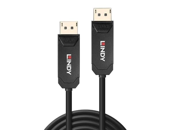 Lindy 38523, 30 m, DisplayPort, DisplayPort, Hankoppling, Hankoppling, 7680 x 4320 pixlar
