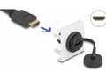 Pikkukuva 2 / 4: DeLOCK 81409, 0,045 m, HDMI-tyyppi A (vakio), HDMI-tyyppi A (vakio), Musta, Valkoinen