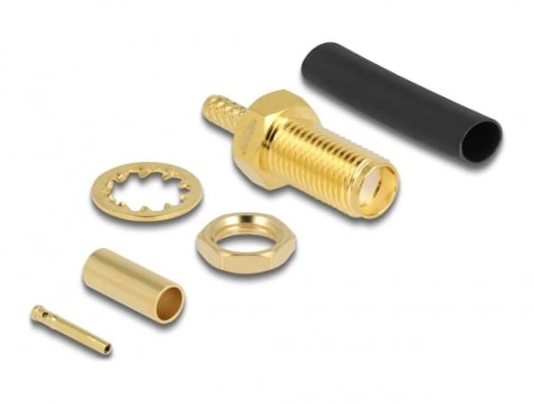 Delock - Antennekontakt - SMA (R) - 8 mm - RG-174/RG-316