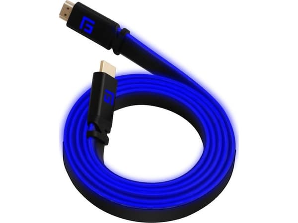 Kabel TRITON Floating Grip FG-HDMILED-150-BLUE kabel HDMI 1,5 m HDMI Typu A (Standard) Czarny