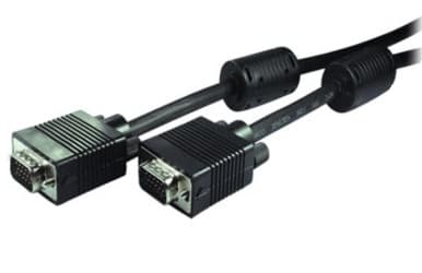 shiverpeaks VGA/VGA 20m, 20 m, VGA (D-Sub), VGA (D-Sub), Hankontakt, Hankontakt, Svart