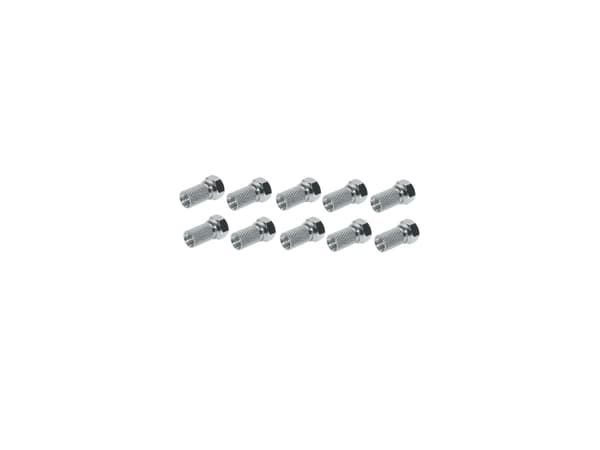 shiverpeaks BS85009-10, F-typ, F-typ, Hankontakt, Rostfritt stål, 6,7 mm, 10 st