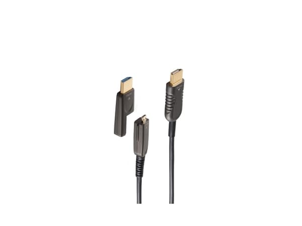 shiverpeaks BASIC-S AOC-HDMI Verlegekabel-Set, 4K, 30 m HDMI A Stecker - HDMI D Stecker, mit Adapter HDMI D Stecker - 1 Stück (BS30-02485)