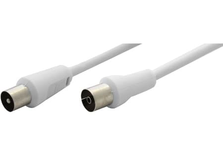 Tecline 15m IEC_169-2 M - IEC_169-2 F, 15 m, IEC_169-2, IEC_169-2, Hvit