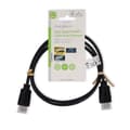 Miniatyrbild 4 av 4: Nedis High Speed ​​HDMI ™ kabel med Ethernet | HDMI™ Kontakt | HDMI™ Kontakt | 4K@30Hz | ARC | 10.2 Gbps | 1.00 m | Rund | PVC | Svart | Label