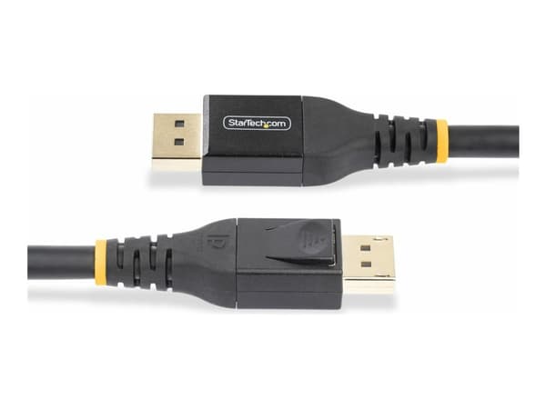 StarTech.com 33ft (10m) VESA-sertifioitu aktiivinen DisplayPort 1.4 kaapeli, DP8K w/HBR3/HDR10/MST/DSC 1.2/HDCP 2.2, 8K 60Hz, 4K 120Hz Video - Aktiiv