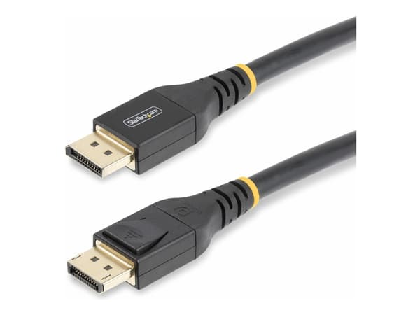 StarTech.com 33ft (10m) VESA-sertifioitu aktiivinen DisplayPort 1.4 kaapeli, DP8K w/HBR3/HDR10/MST/DSC 1.2/HDCP 2.2, 8K 60Hz, 4K 120Hz Video - Aktiiv