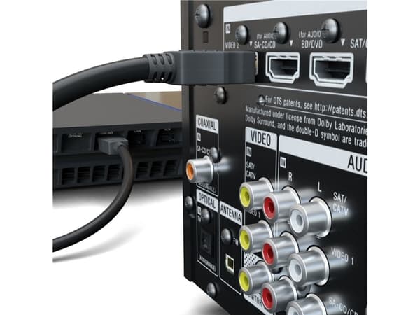 Wentronic 58444, 7,5 m, HDMI Typ A (standard), HDMI Typ A (standard), 3D kompatibilitet, 10,2 Gbit/s, Svart