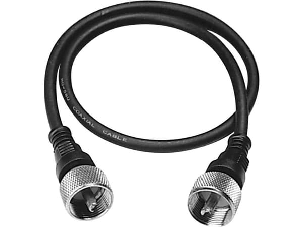Albrecht 75820, 10 m, PL259, PL259, Sort