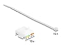 Miniatyrbild 5 av 5: Delock - Modulär insättning - verktygsfri - CAT 6a - RJ-45, LSA - blå (paket om 10)