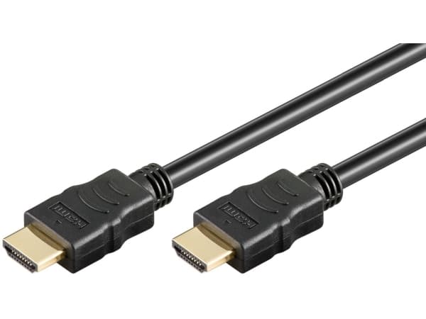 Goobay 60626, 10 m, HDMI Typ A (standard), HDMI Typ A (standard), 3D kompatibilitet, 18 Gbit/s, Svart