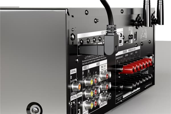 Goobay Höghastighets-HDMI™-kabel 360° med Ethernet HDMI™-kontakt (typ A) > HDMI™-kontakt (typ A); 360° roterbar