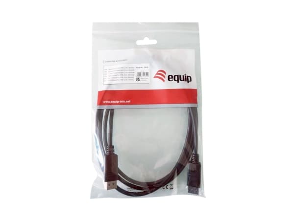 Equip 119339, 10 m, DisplayPort, DisplayPort, Hankjønn, Hankjønn, 3840 x 2160 piksler