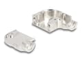 Miniatyrbilde 4 av 4: Delock D-Sub-hus for 9-pinners plugg/kontakt med metallbrakett vinklet i 90°