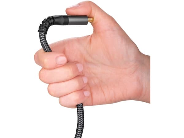 Goobay 64996, 5 m, HDMI Type A (vakio), HDMI Type A (vakio), 18 Gbit/s, musta, hopea