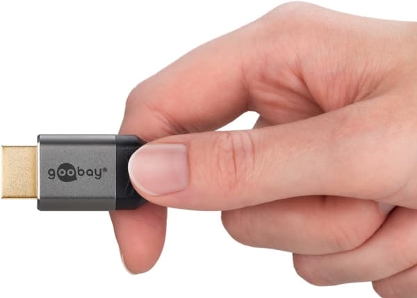Goobay 64996, 5 m, HDMI Type A (vakio), HDMI Type A (vakio), 18 Gbit/s, musta, hopea
