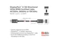 Pikkukuva 3 / 5: CLUB3D CAC-1091, 1,2 m, DisplayPort, DisplayPort, Uros, Uros, 10328 x 7760 pikseliä