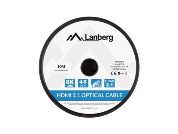 Lanberg - HDMI-kabel - HDMI hann til HDMI hann - 10 m - dobbeltisolert - svart