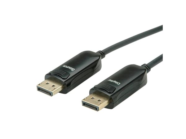 ROLINE 14.01.3491, 15 m, DisplayPort, DisplayPort, Hankjønn, Hankjønn, 7680 x 4320 piksler