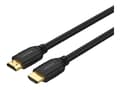 Miniatyrbild 1 av 5: Unitek - High Speed - HDMI-kabel - HDMI hane till HDMI hane - 10 m - svart - 4K60Hz (3840 x 2160) stöd, tvinnad