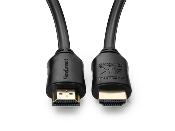 MicroConnect - HDMI-kabel med Ethernet - HDMI hann til HDMI hann - 20 m - svart - 4K-støtte