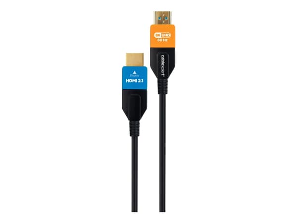 Cablexpert AOC Series - Ultra High Speed - HDMI-kabel med Ethernet - HDMI hann til HDMI hann - 10 m - fiberoptisk - 8K 60Hz støtte, Active Optical Ca