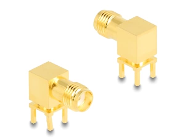 Delock - Antennadapter - SMA hona 90° PCB
