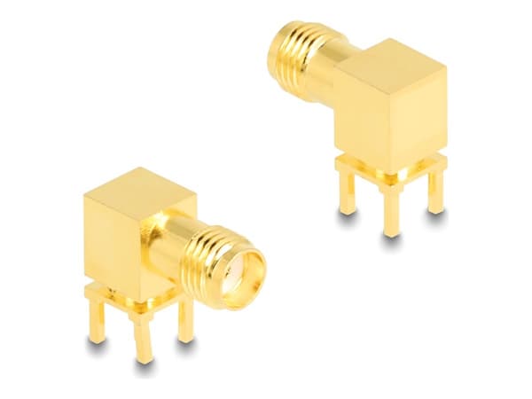 Delock - Antennadapter - SMA hona 90° PCB
