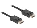 Miniatyrbild 2 av 4: Delock Coaxial - DisplayPort-kabel - DisplayPort (hane) till DisplayPort (hane) - DisplayPort 2.1 - 1 m - stöd för 16K 60 Hz (15.360x8640), upp till