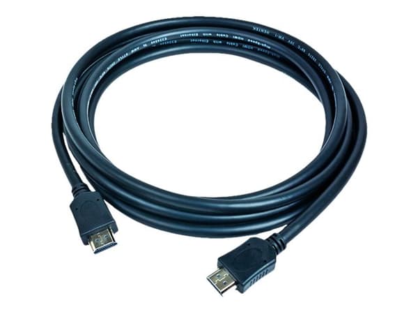 Gembird CC-HDMI4X-6 - HDMI-forlengelseskabel med Ethernet - HDMI hunn til HDMI hann - 1.8 m - skjermet - svart