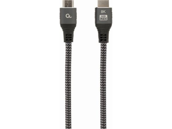 Cablexpert Select Plus Series - Ultra High Speed - HDMI-kabel med Ethernet - HDMI hann til HDMI hann - 3 m - skjermet - 8 K 60 Hz (7680 x 4320) støtt