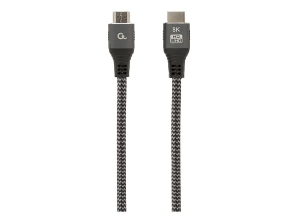 Cablexpert Select Plus Series - Ultra High Speed - HDMI-kabel med Ethernet - HDMI hann til HDMI hann - 3 m - skjermet - 8 K 60 Hz (7680 x 4320) støtt
