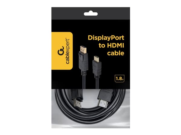 Cablexpert CC-DP-HDMI-6 - Adapterkabel - DisplayPort til HDMI til - 1,8 m