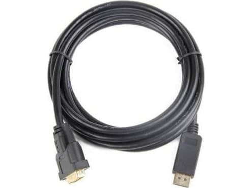 Gembird CC-DPM-DVIM-3M, 3 m, DisplayPort, DVI, Hankjønn, Hankjønn, 1920 x 1080 piksler